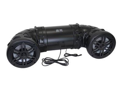 600 Watt Bluetooth Dual 8-Inch Sound System with LED Lights and Remote L533