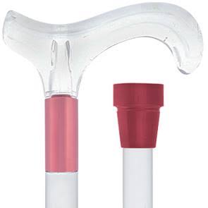 Clear Lucite Handle Walking Cane Z557447