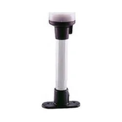 White All-Round Light with Black Polymer Base C21862