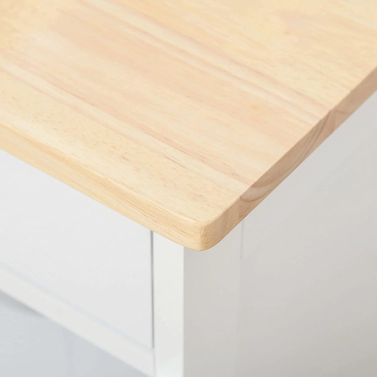 Rolling Kitchen Island with Wine Rack and Drawer W824
