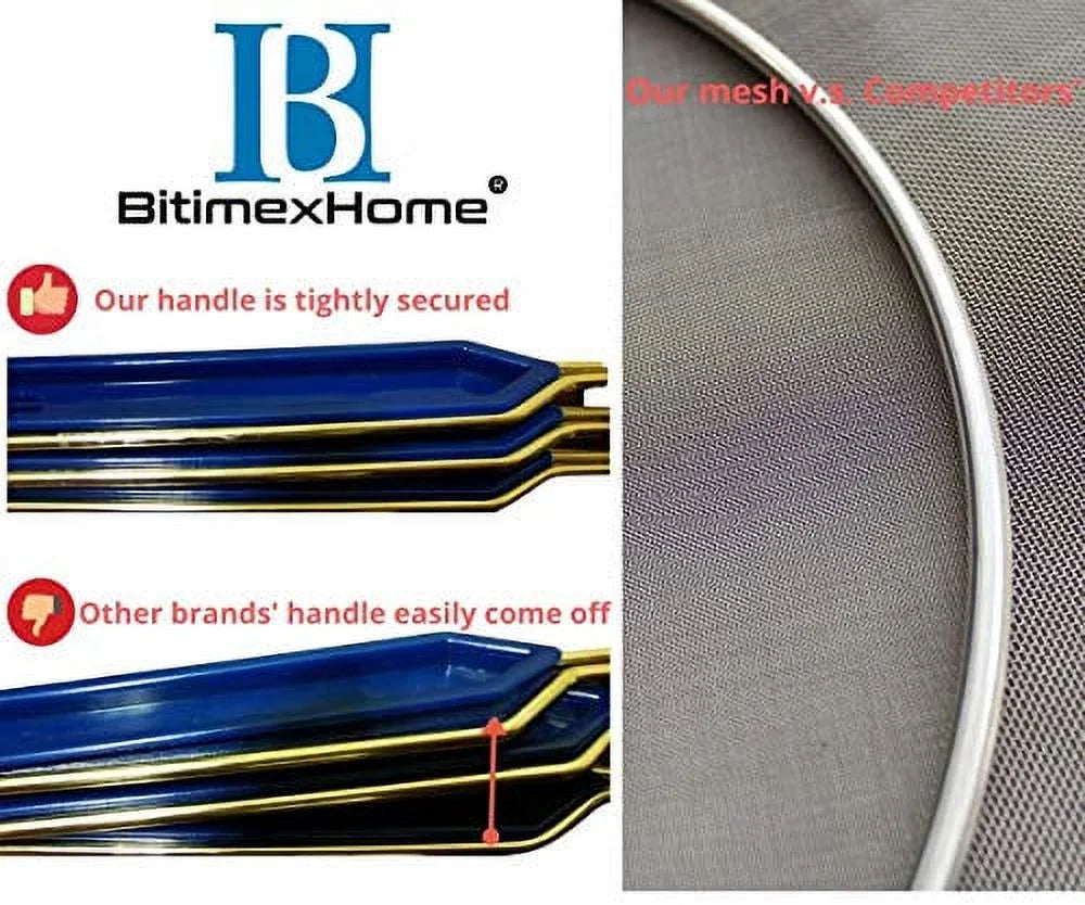 Stainless Steel Splatter Screen Set of 3 X6134