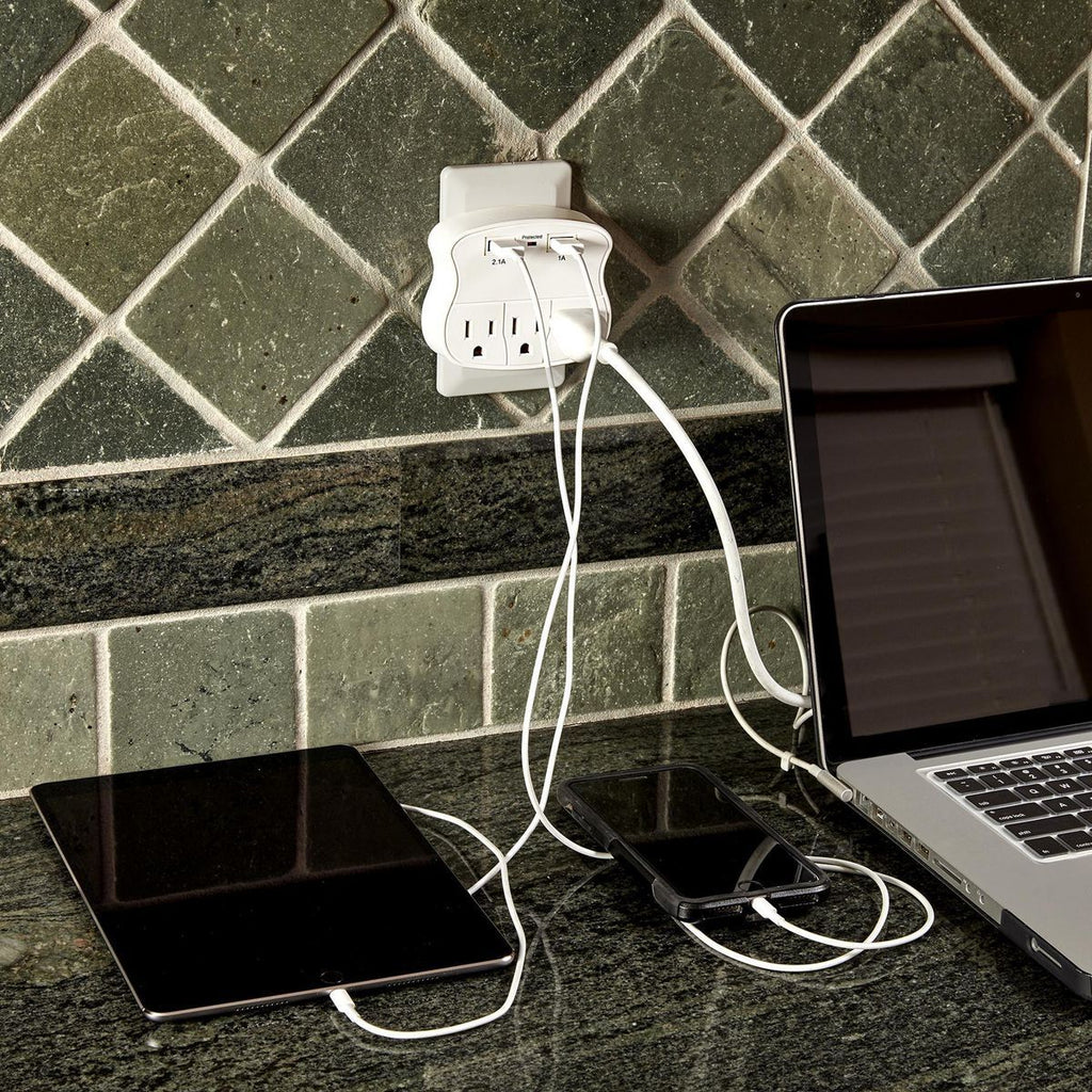 3-Outlet 2 USB Wall Adapter K981764