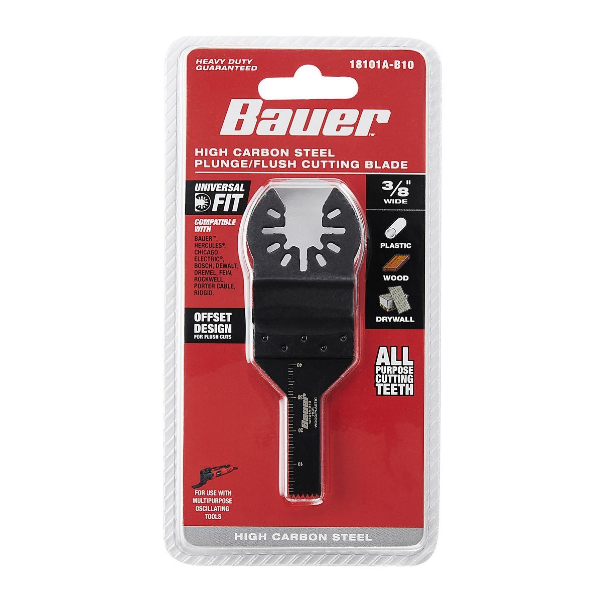 3/8 in. High Carbon Steel Cutting Blade for Oscillating Multi-Tools B7156