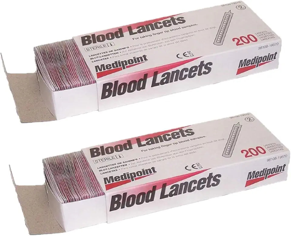 Stainless Steel Lancet 200ct Pack of 2 B158863