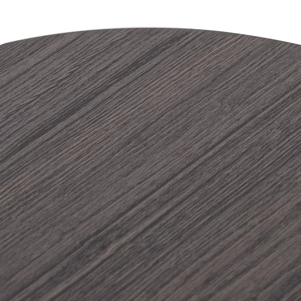 Set of 2 Walnut Finish Nesting Tables P574700