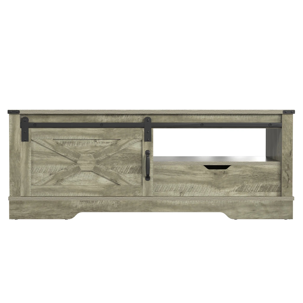 Light Gray Rectangular Coffee Table E28225