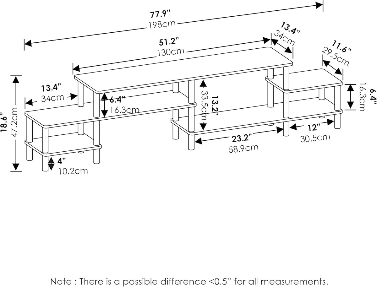 French Oak Entertainment Center for TV up to 58 Inch S850001
