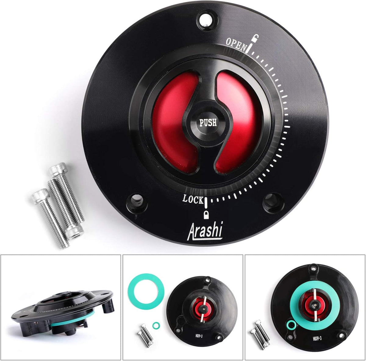 CNC Keyless Fuel Gas Tank Cap For SUZUKI GSXR 600/750/1000 GSR 600/750 J9069