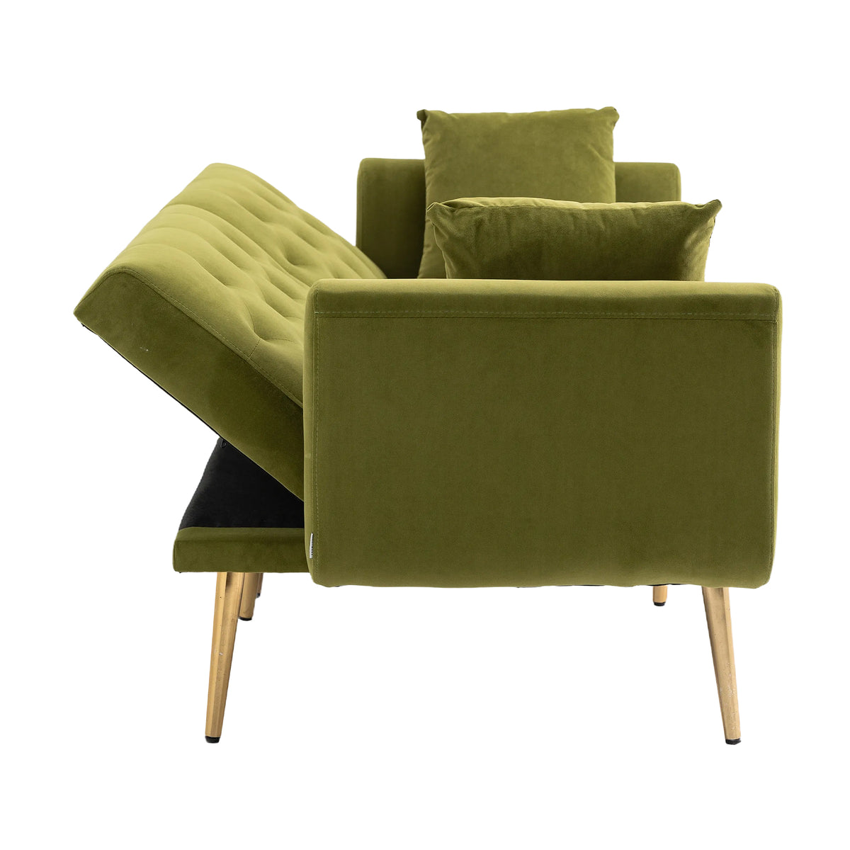 Velvet Sofa with Metal Feet V297