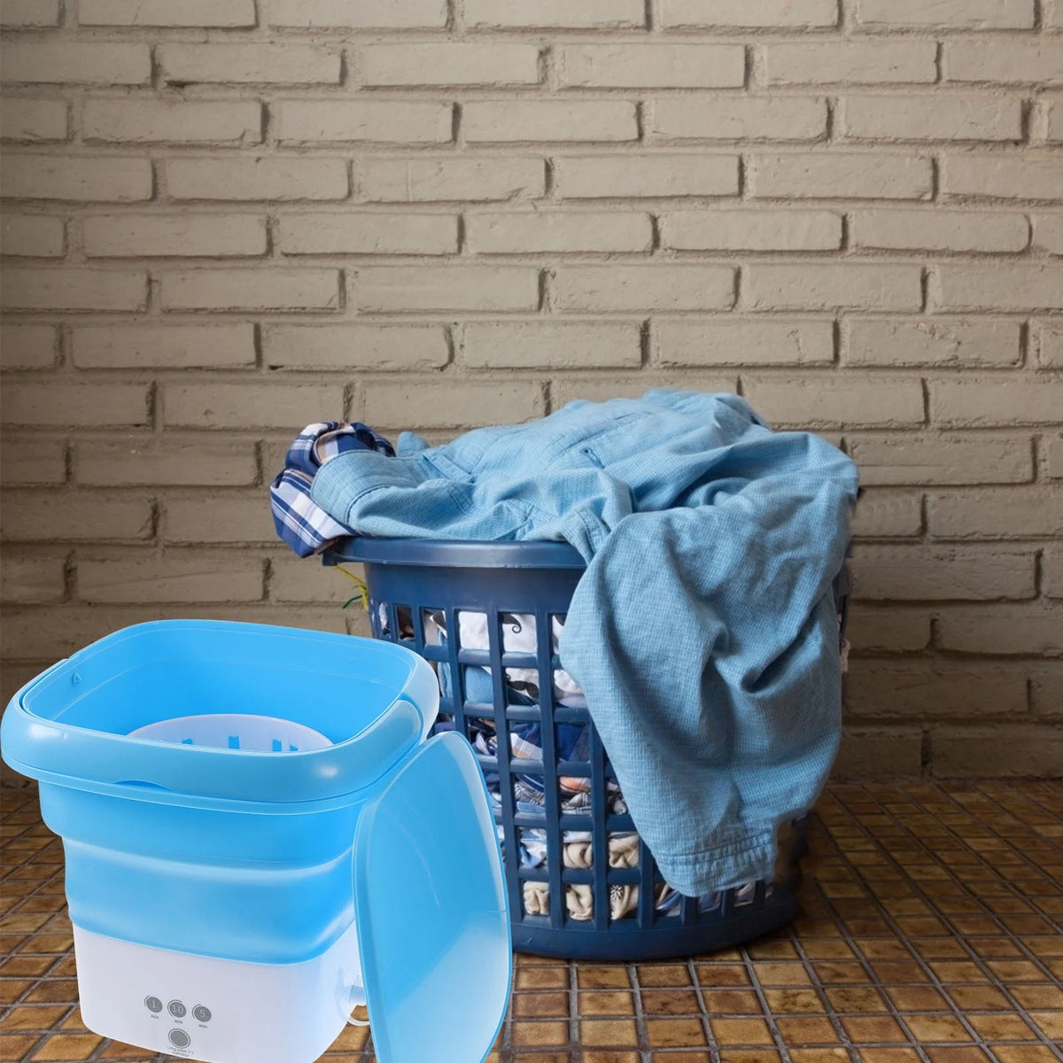 Portable Folding Mini Washing Machine E367469
