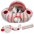 Plush Cat Tunnel Bed Z2717