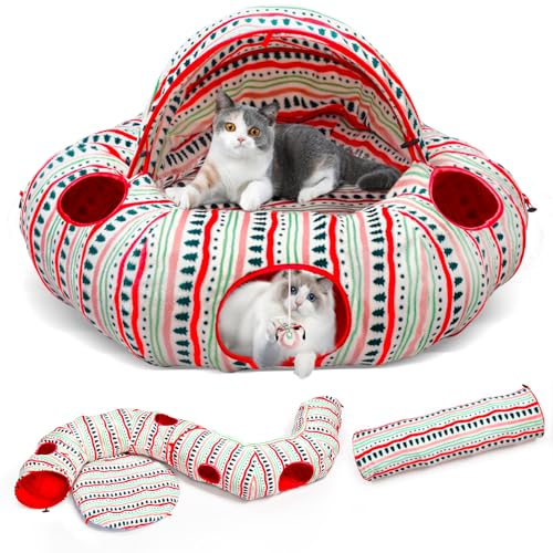 Plush Cat Tunnel Bed Z2717