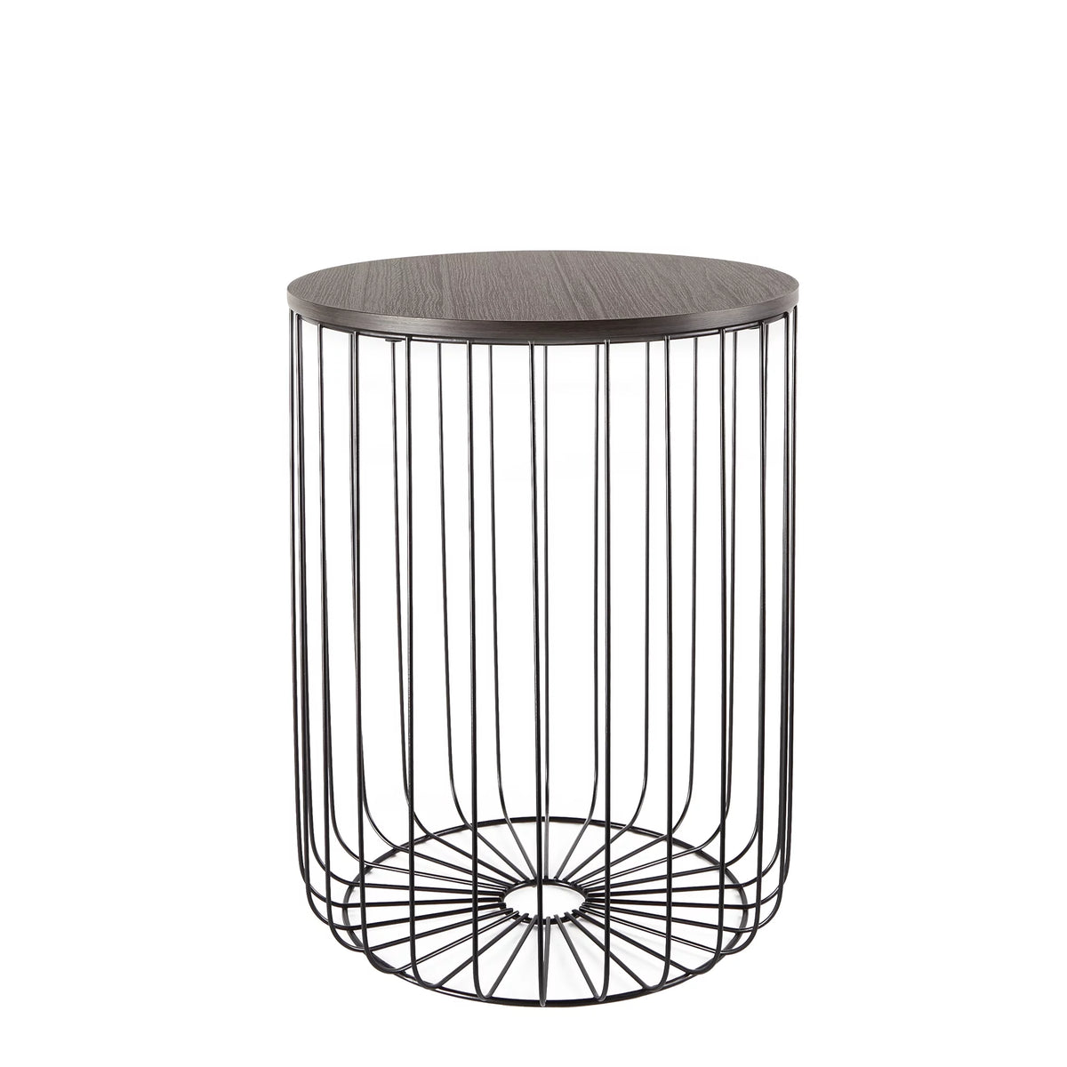 Set of 2 Walnut Finish Nesting Tables P574700