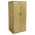 Beige 2 Door Locking Classroom Cabinet P2031