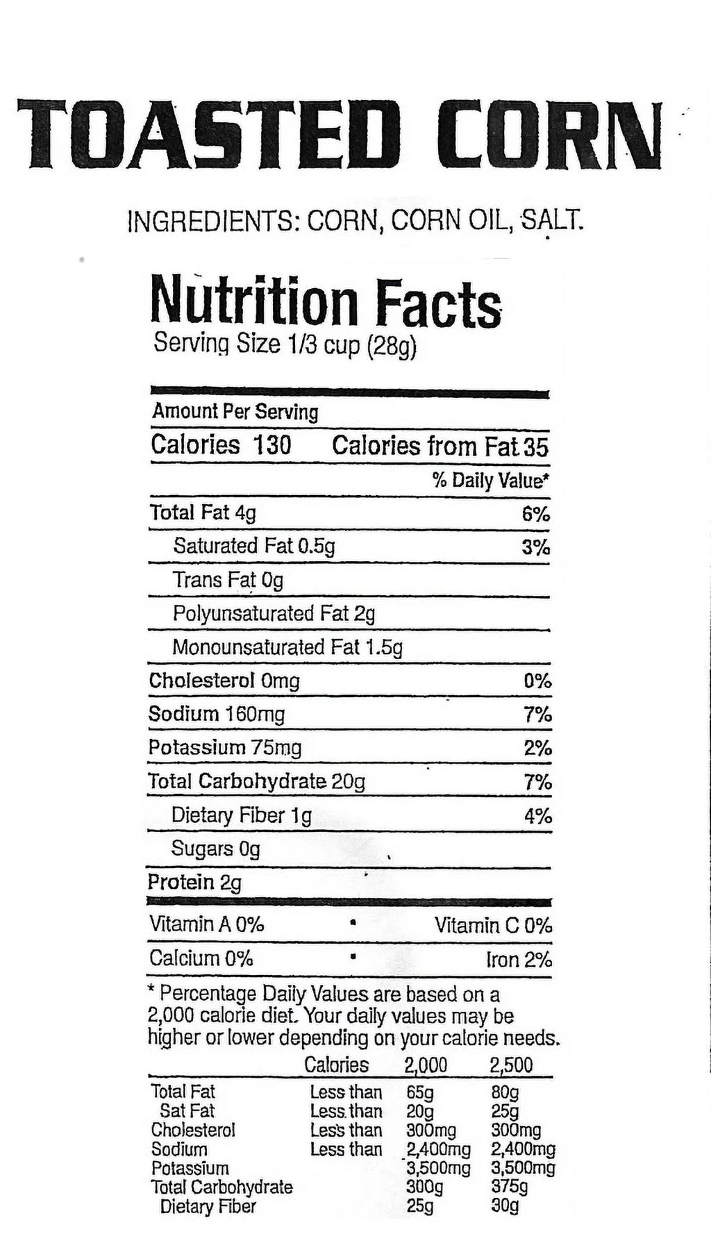 Original Crunchy Corn Kernels 3 Pounds T415450