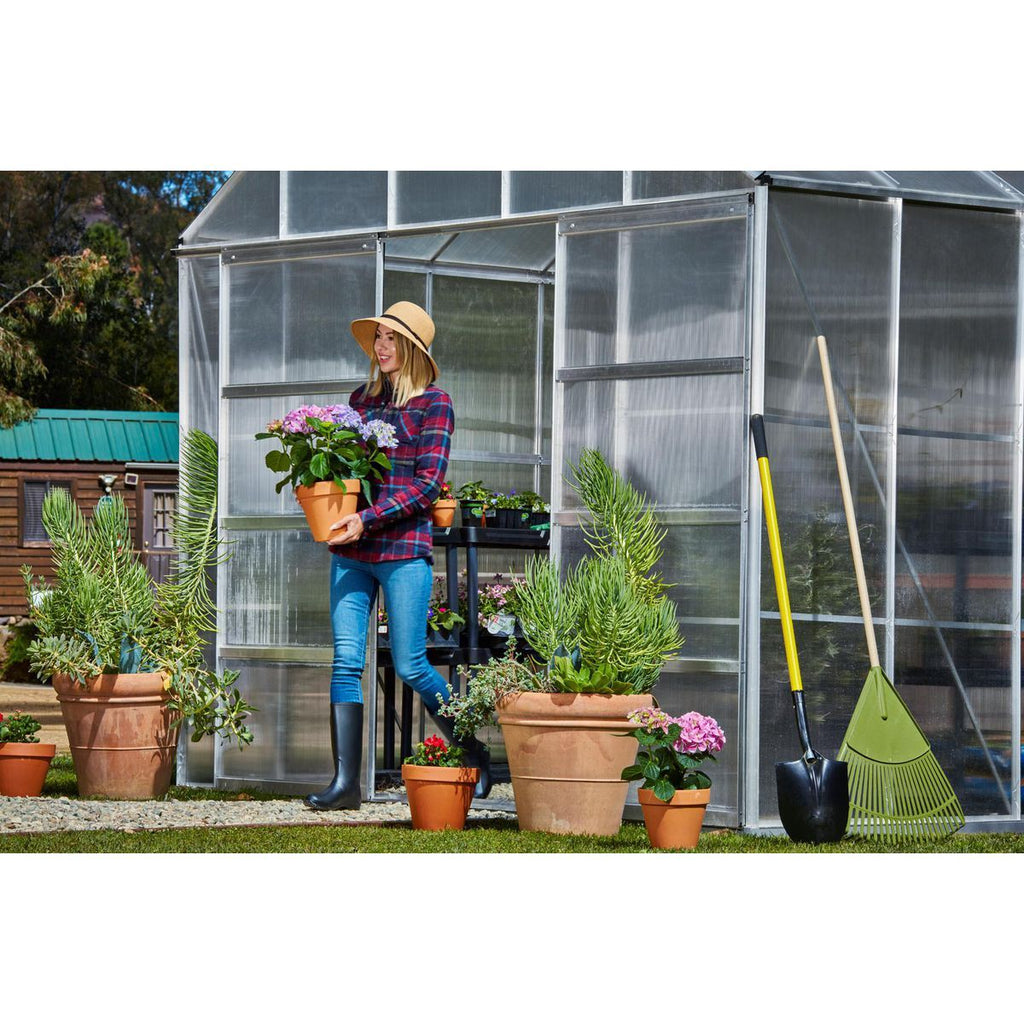 10 ft. x 12 ft. Greenhouse with 4 Vents B78936