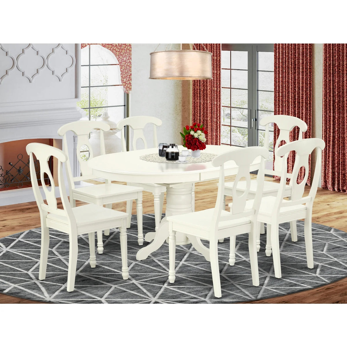 7 Piece Wood Dining Room Set U226