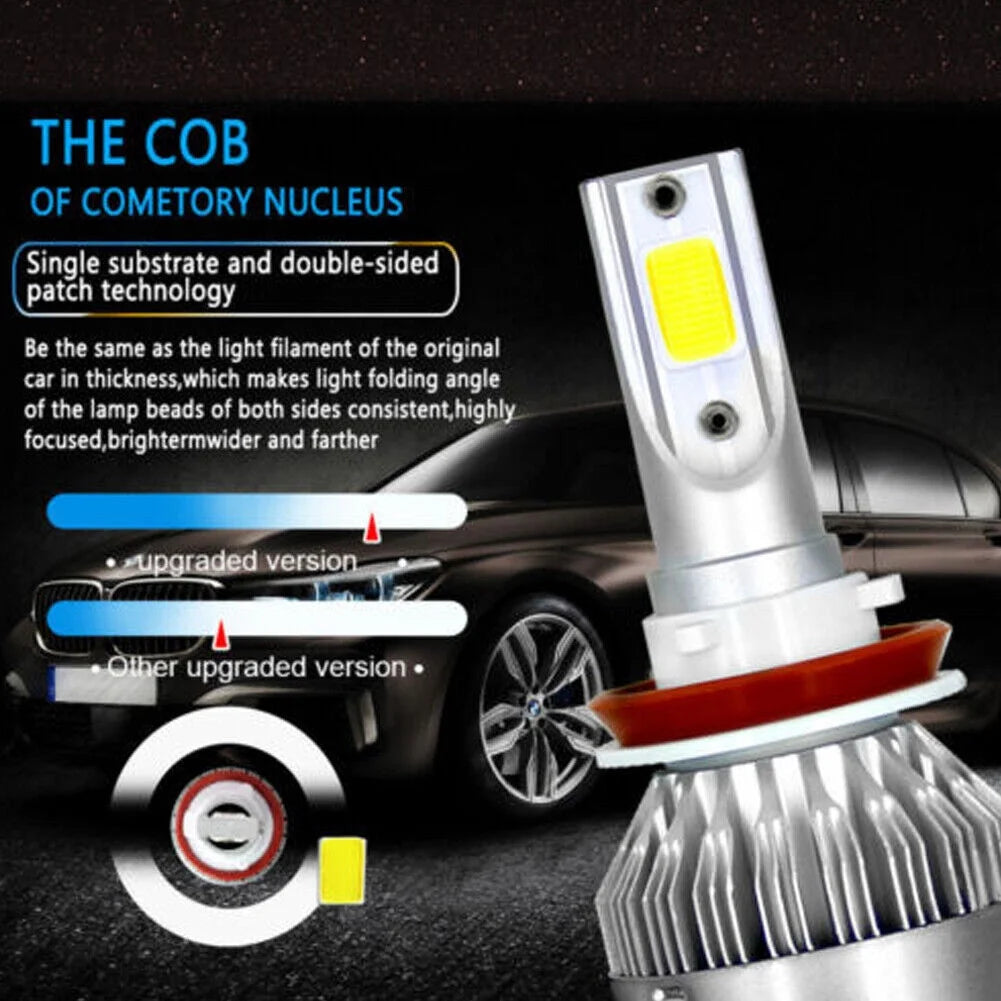 H7 H11 LED Headlight Bulbs Combo Kit 6000K M75277