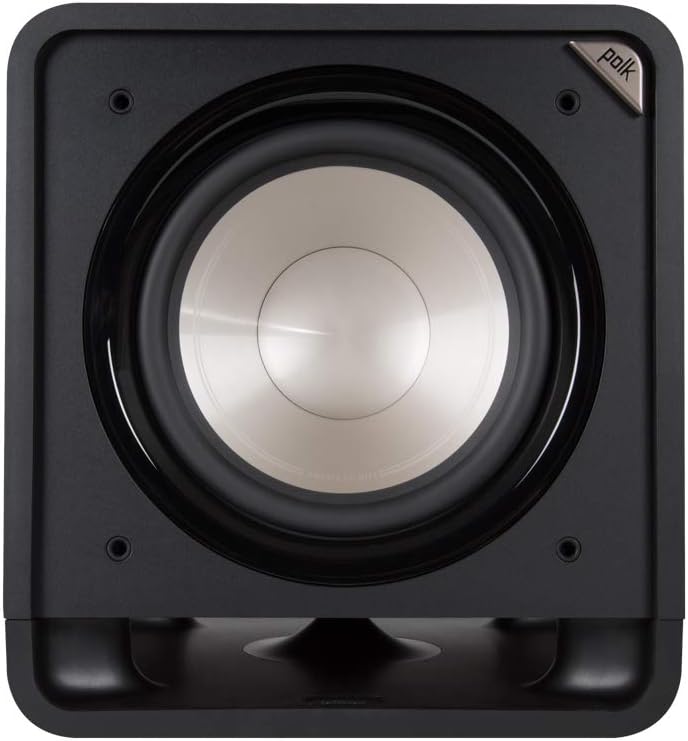 Powered Subwoofer with 12” Woofer, 400W Amp, Washed Black Walnut F7740