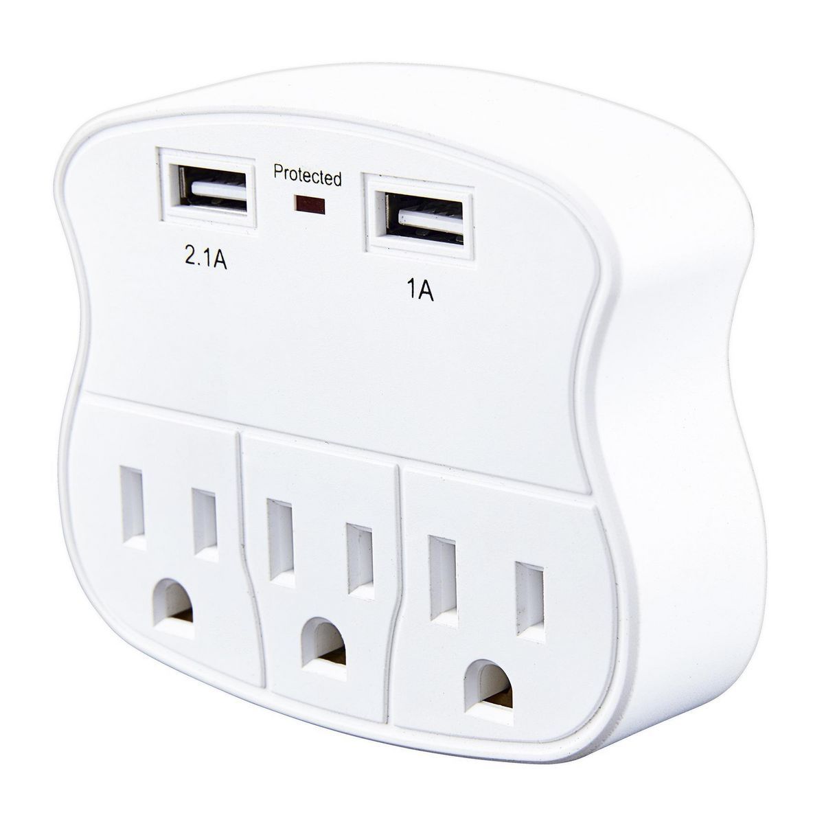 3-Outlet 2 USB Wall Adapter K981764