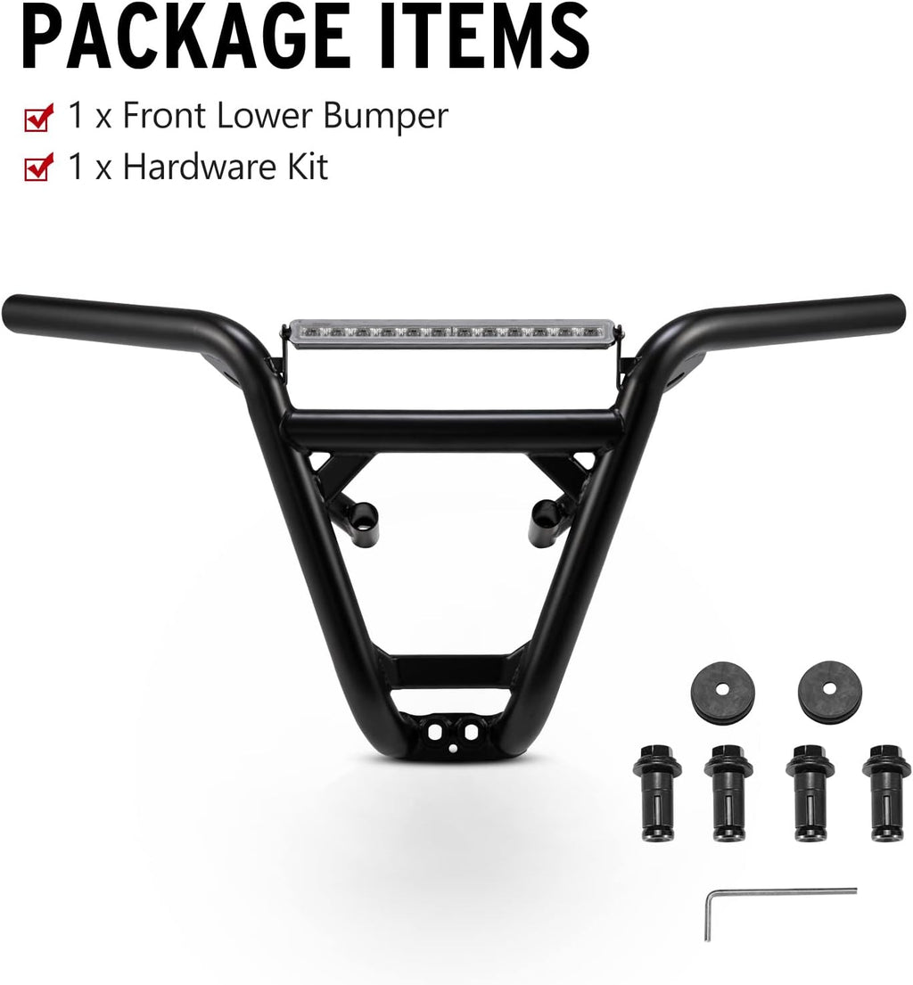 Heavy-duty Steel Tube Front Bumper for Polaris RZR XP1000 2014-2021 G7497