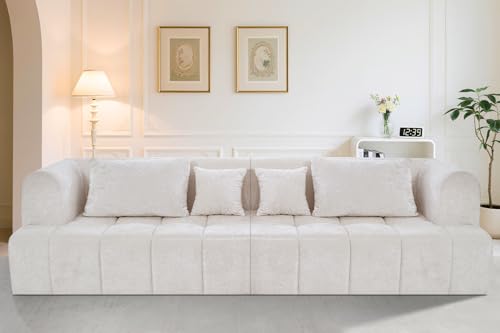 Grey Modular Sectional Couch with Pillows G847798