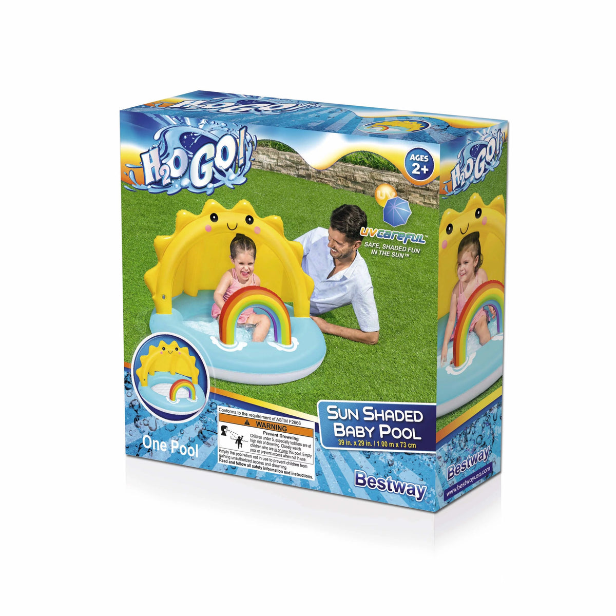 Round Inflatable Baby Pool 39 x 29 Y387605
