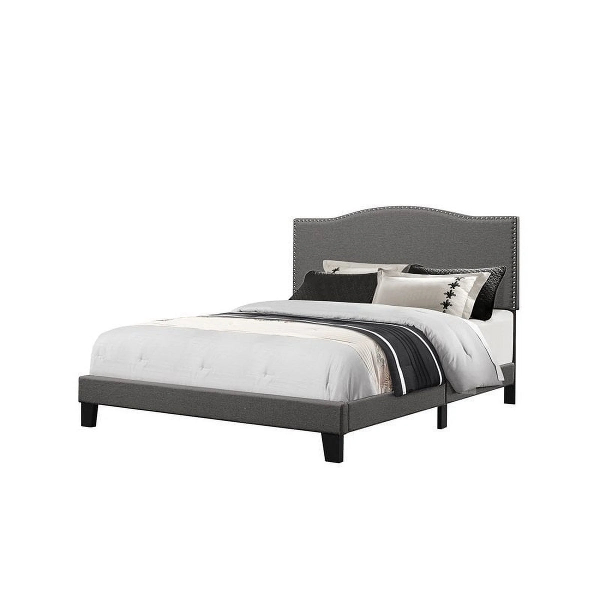 Upholstered Hardwood Queen Bed T698252