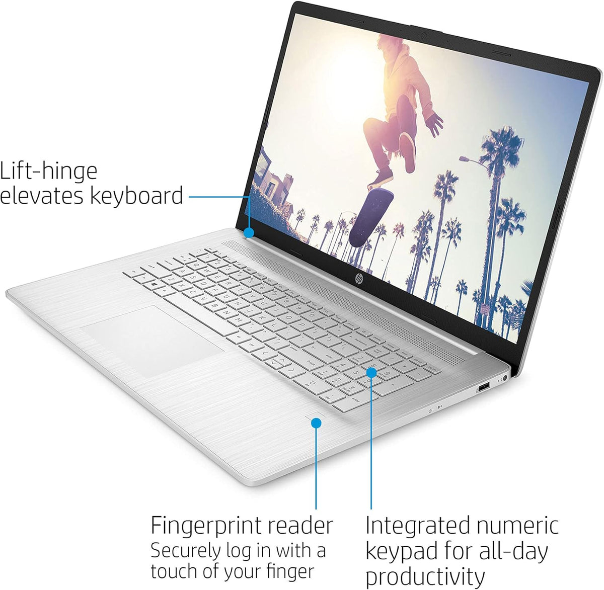 17.3" FHD Anti-Glare Display 6-Core AMD Ryzen 5 5500 Processor 16GB Ram 256GB SSD Laptop U55033