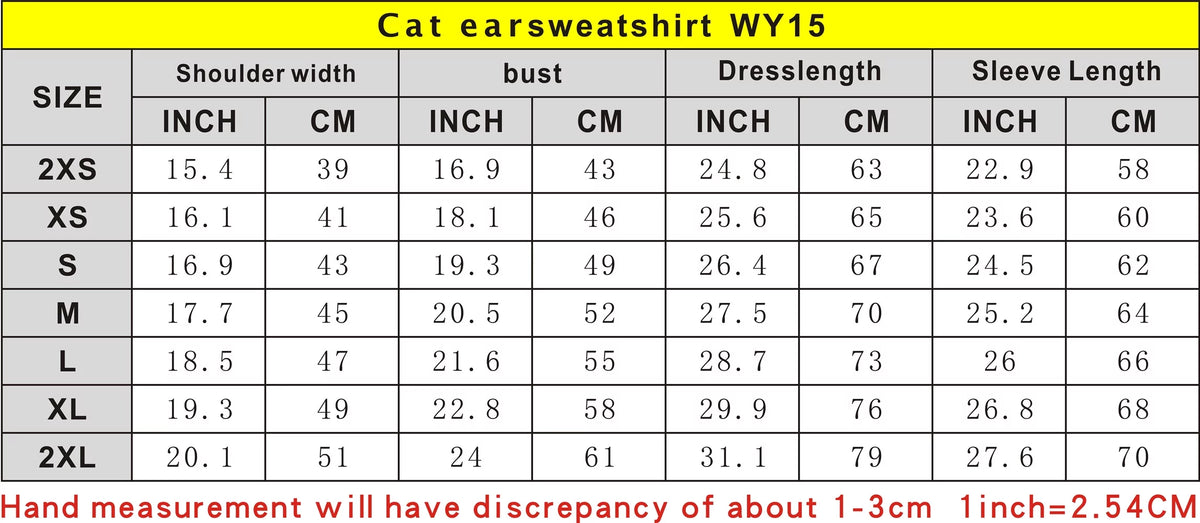 Cat Ears Hoodie Long Sleeve Crop Top E1191